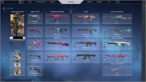 Conta vava com 1500 em skins - Valorant
