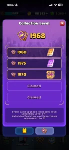 Conta Clash Royal - LEVEL TORRE 16| Coleção Lvl 1968 | - Clash Royale