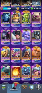 Conta Clash Royal - LEVEL TORRE 16| Coleção Lvl 1968 | - Clash Royale