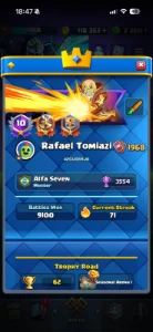 Conta Clash Royal - LEVEL TORRE 16| Coleção Lvl 1968 | - Clash Royale