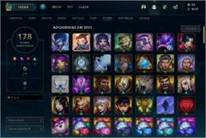 Conta League Of Legends - Season 4 - 80 Skins LOL