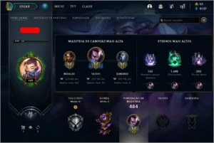 Conta League Of Legends - Season 4 - 80 Skins LOL