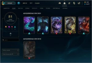Conta League Of Legends - Season 4 - 80 Skins LOL