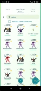 conta pokemon go - Pokémon