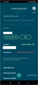 conta pokemon go - Pokémon