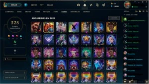 League of Legends - Conta LOL todos CHAMPS + 228 skins RARAS