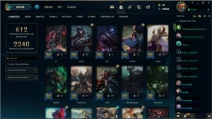 League of Legends - Conta LOL todos CHAMPS + 228 skins RARAS