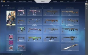 CONTA VALORANT C/ PASSE COMPLETO & SKINS COM FINALIZADOR