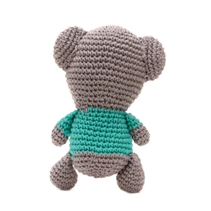 Coala de Camisa Verde em Amigurumi - Artesanato e Personalizados