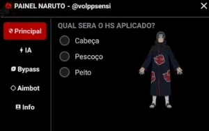 Painel hack free fire (atualizado) (naruto)