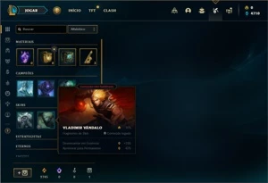 Conta prata 2 com 22 Champs e 5 Skins - League of Legends LOL