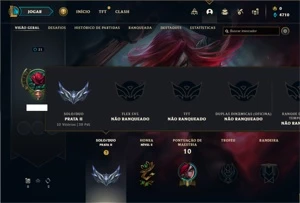 Conta prata 2 com 22 Champs e 5 Skins - League of Legends LOL
