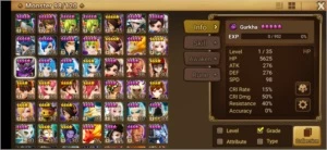 #362 Gurkha Seara Triton Anavel Alicia - Summoners War
