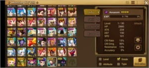 #362 Gurkha Seara Triton Anavel Alicia - Summoners War