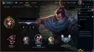 Conta league of legends diamante 4 todos champs barato LOL