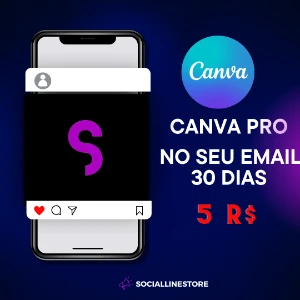 Canva PRO 30 Dias no seu email! - Assinaturas e Premium