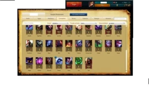 Conta league of legends Ouro V com borda, 47 campeões LOL