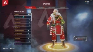 VENDO CONTA COM HERANÇA DO PATHFINDER, CAUSTIC E OCTANE - Apex Legends