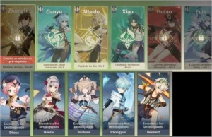 CONTA AR46 5 NAT5* QIQI/KLEE/ZHONGLI/CHILDE/KAZUHA - Genshin Impact