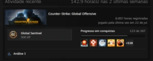 Conta Cs:Go Com 6800 Horas ✅ - Counter Strike