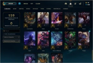 Conta Unranked com 17 skins e 53 champs - League of Legends LOL
