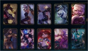 Conta diamante 1 Quase todos os campeoes, muitas skins! - League of Legends LOL