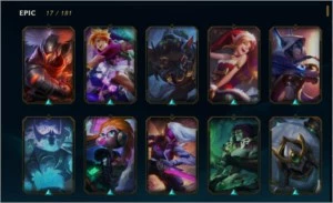 Conta diamante 1 Quase todos os campeoes, muitas skins! - League of Legends LOL