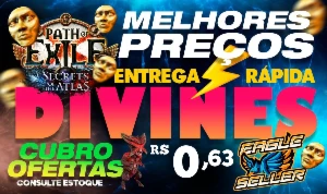 [MELHOR PREÇO]Path of Exile 1 - Poe 1 - Chaos / Divine