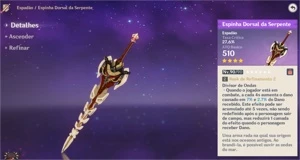 conta ar 55 7 personagens tier 5 e 2 armas tier 5 - Genshin Impact