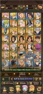 Conta De Seven Deadly Sins Grand Cross (7ds) - Outros