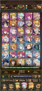 Conta De Seven Deadly Sins Grand Cross (7ds) - Outros