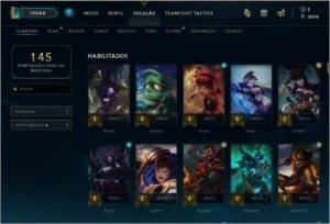 Diamanate 3 - 34 Champions 11 Skins (Rakan Guardião Estelar) - League of Legends LOL