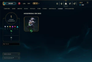 Unranked com 35 Champs e 14 Skins - League of Legends LOL