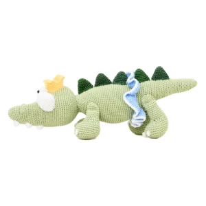 Crocodilo Rei em Crochê Amigurumi - Artesanato e Personalizados