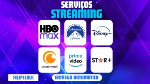 Hbo Max/Disney+/Star+/Prime Video/Paramout Compartilhadas - Assinaturas e Premium