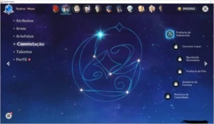 CONTA AR45 COM DILUC/MONA C1/ALBEDO/QIQI - Genshin Impact