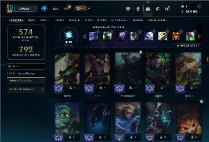 Unranked com 150 Champs e 237 Skins ( TOP / JG / ADC ) - League of Legends LOL