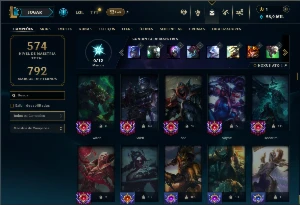 Unranked com 150 Champs e 237 Skins ( TOP / JG / ADC ) - League of Legends LOL