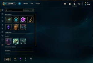 Conta de lol prata 1 ex platina - League of Legends