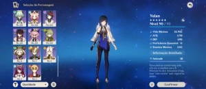 Conta Genshim AR56- 16K Gemas, Raiden,Nahida,kazuha,Yelan... - Genshin Impact