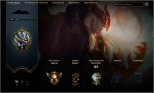 conta lol gold 3 mmr bom - League of Legends