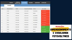 Planilha de Dimensionamento e Viabilidade Fotovoltaica - Outros