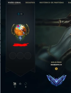 vendo conta d4 - League of Legends LOL