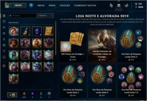Conta LoL Platina IV LVL 333, com passe do evento, 227 skins - League of Legends