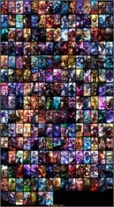 Conta LoL Platina IV LVL 333, com passe do evento, 227 skins - League of Legends