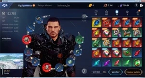 CONTA MIR4, GUERREIRO LEVEL 92, 122K DE POWER REAL PVP