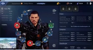 CONTA MIR4, GUERREIRO LEVEL 92, 122K DE POWER REAL PVP