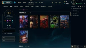 CONTA PRATA 1 - League of Legends LOL
