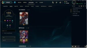 CONTA PRATA 1 - League of Legends LOL