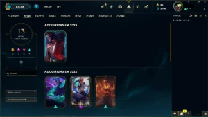 Conta Com Várias Skins (Yasuo Chefão, Qiyana True Damage+) - League of Legends LOL